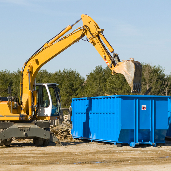 how many times can i have a residential dumpster rental emptied in Mather WI